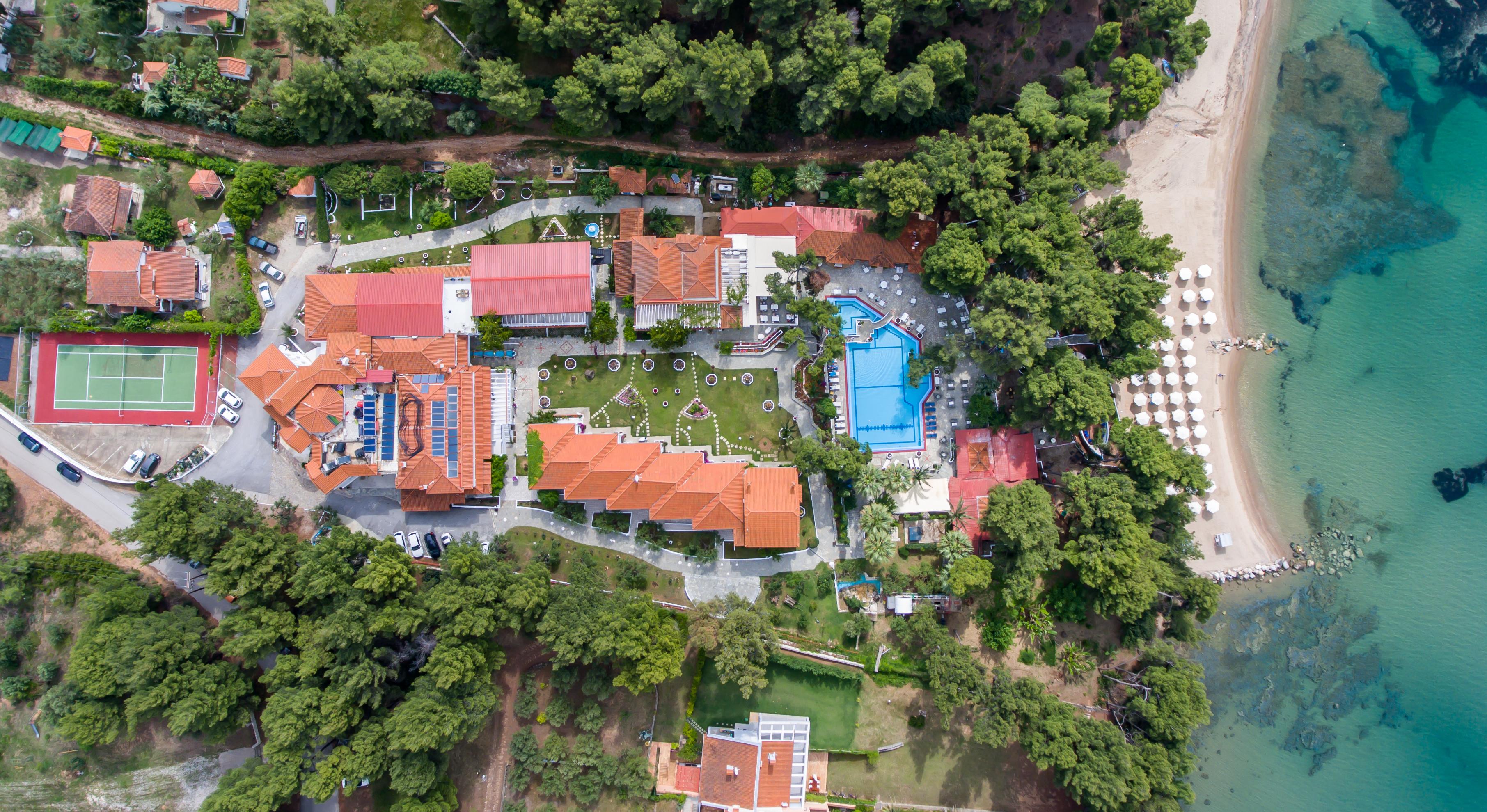 Porfi Beach Hotel Nikiti  Exteriör bild